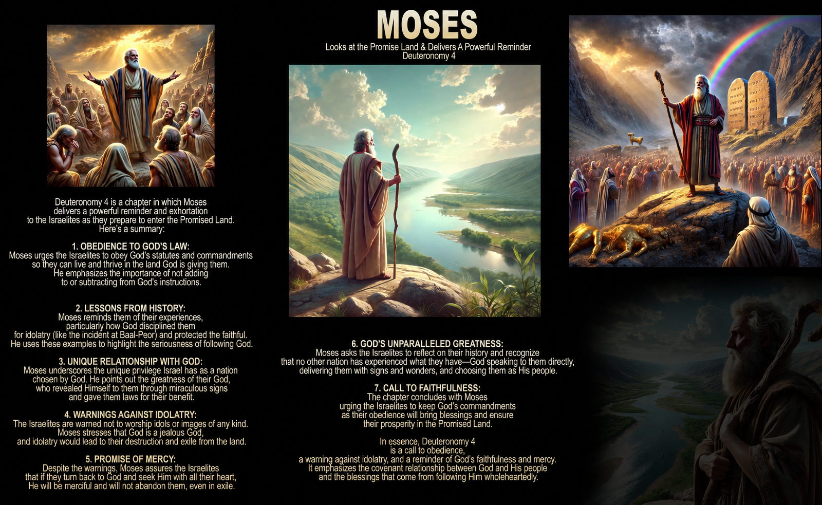 Bible Study: Moses & Deuteronomy 4