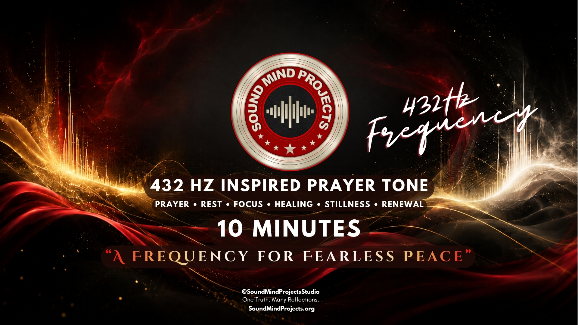 A Frequency for Fearless Peace | 10Minutes 432 Hz Inspired Prayer Tone | Prayer Rest, Focus, Healing