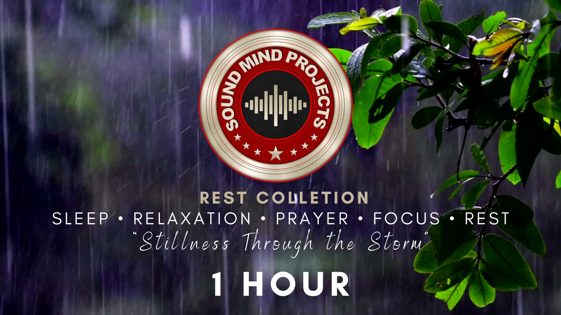 Soundscapes: 1-Hour Heavy Rain