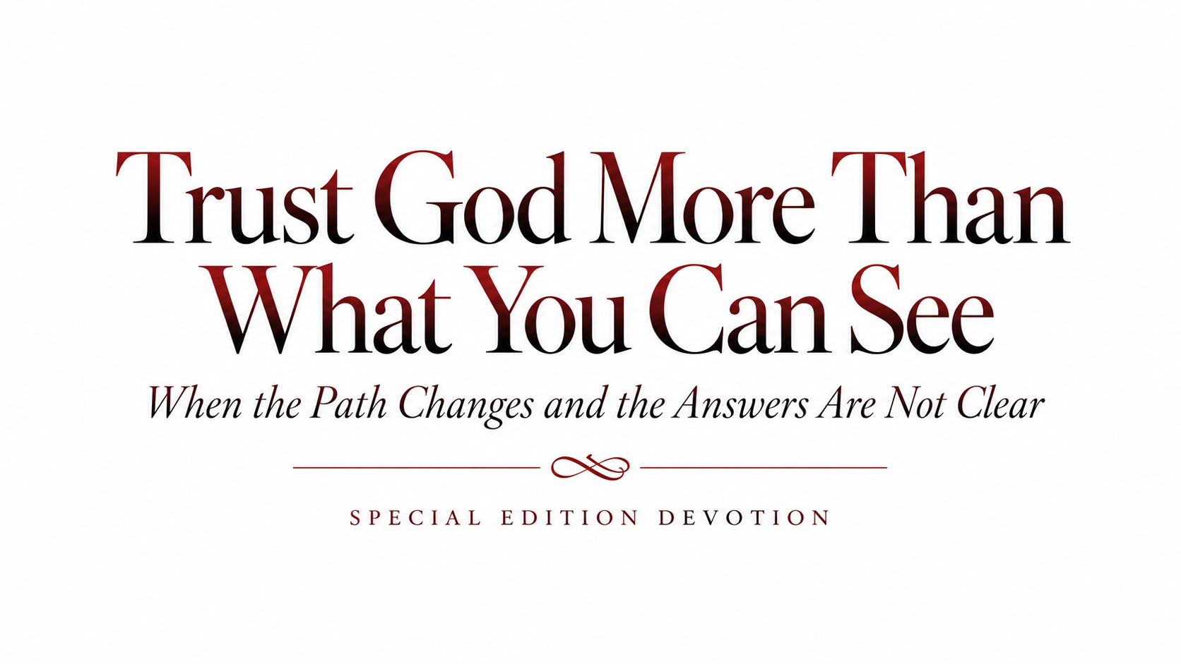 Special Edition Devotion